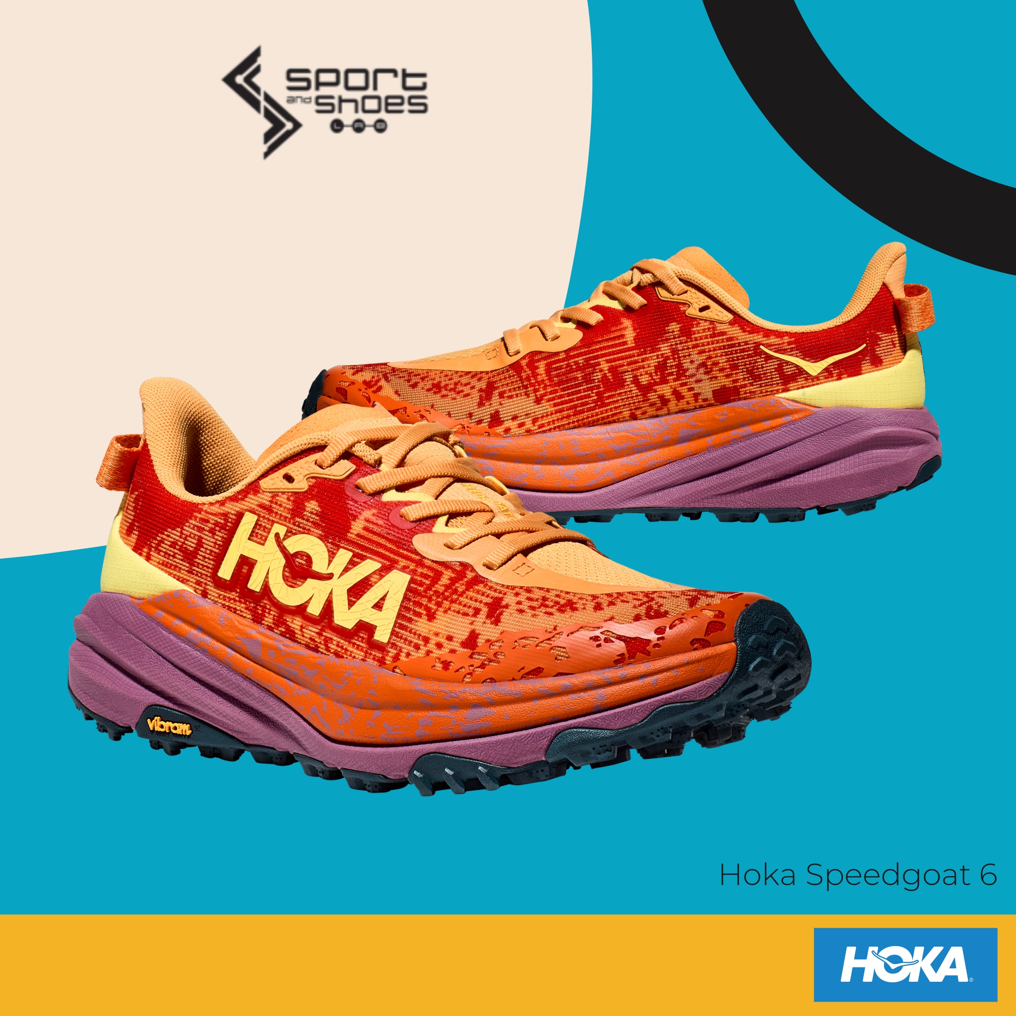 Hoka Speedgoat6 WIDE (M) (1147830-SRBT)